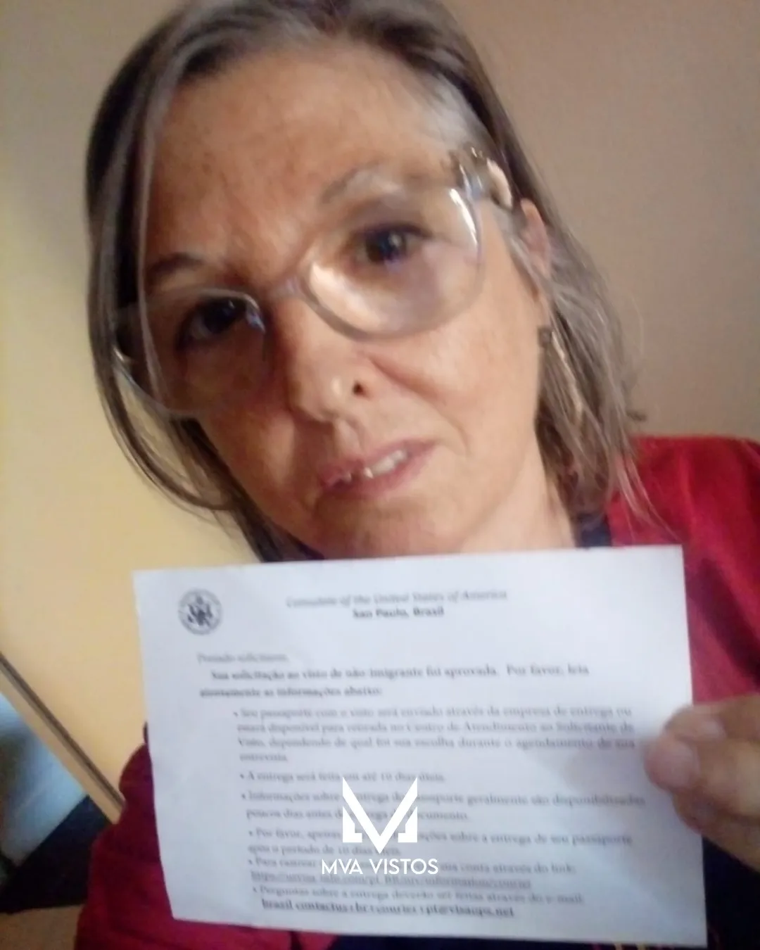 Visto americano para idoso emitido pela MVA Vistos