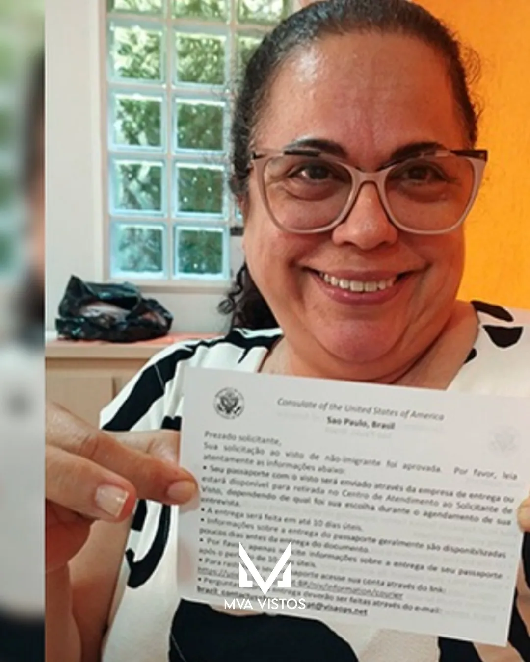 Visto americano de turismo aprovado pela MVA Vistos