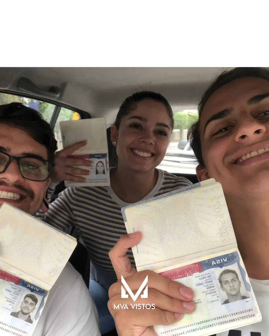 Visto americano B2 familiar emitido pela MVA Vistos