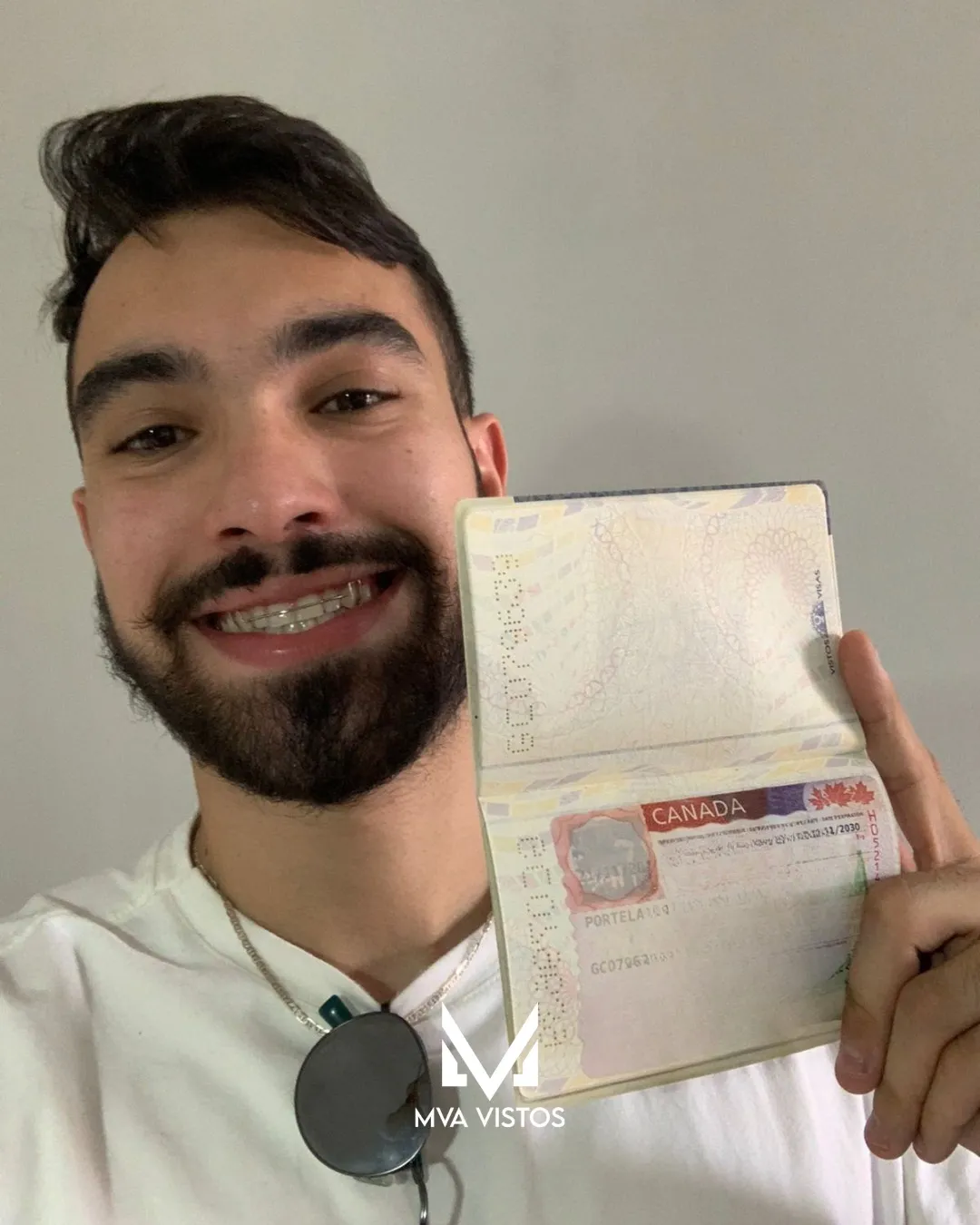 Visto canadense de estudante emitido pela MVA Vistos